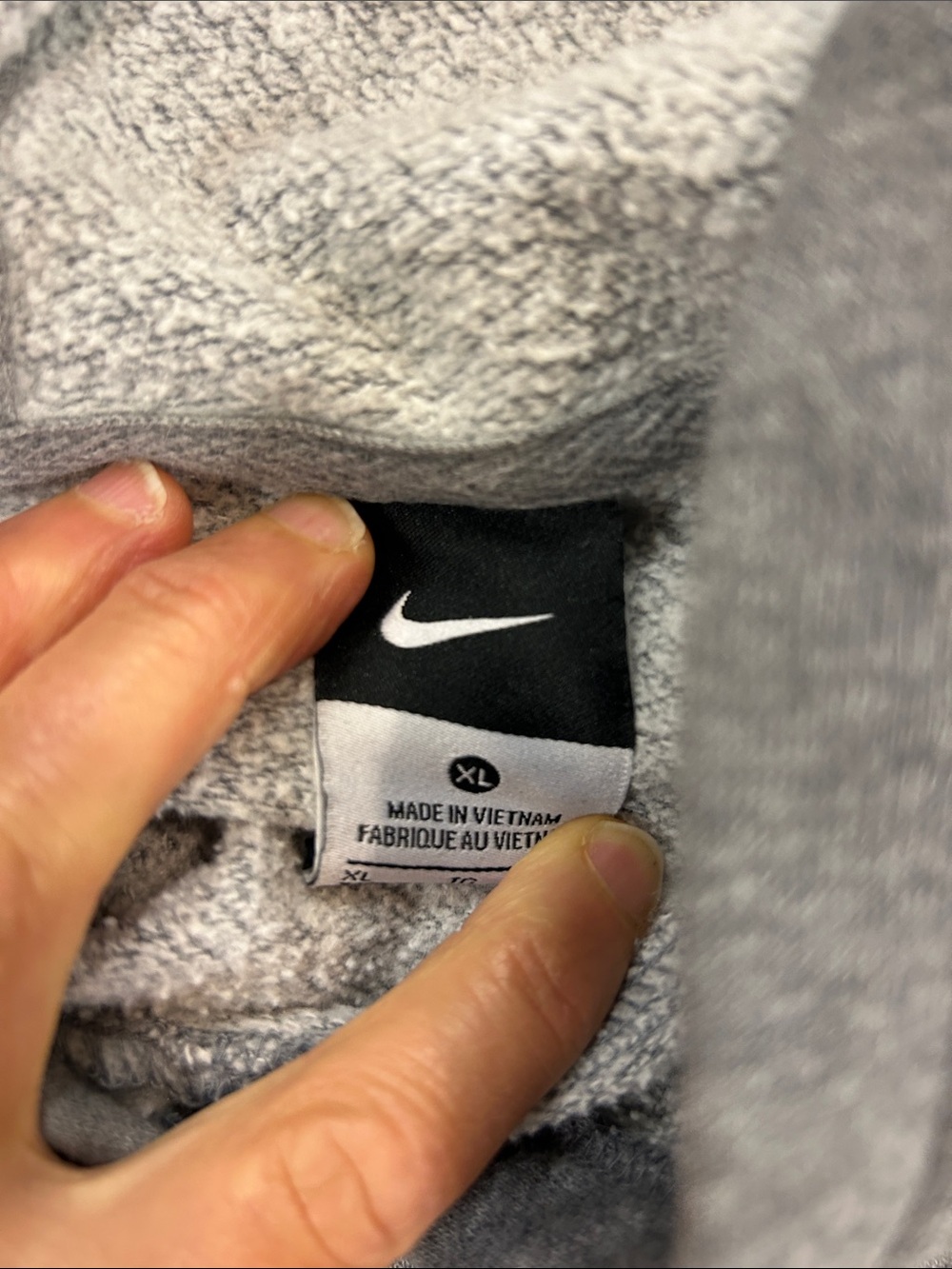Nike Gray Pitt Football Hooded Sweatshirt image 3